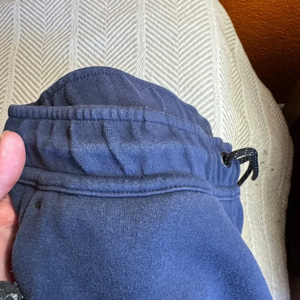 Men's Nike Tech Fleece Sweatpants‎ Joggers Zip Pocket Navy Blue Size Large